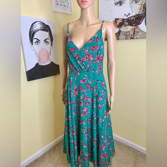 💫HP‼️💫 SILK‼️ NWT YUMI KIM by Anthropologie Floral Dress, Size 8 - Picture 6 of 10